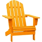 vidaXL Tuinstoel Adirondack massief vurenhout oranje