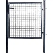 vidaXL Tuinhek van gaas gegalvaniseerd staal 100x100 cm grijs