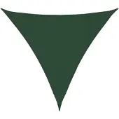 vidaXL Zonnezeil 160 g/m² 4,5x4,5x4,5 m HDPE donkergroen