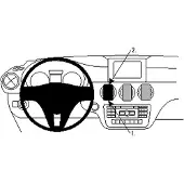Brodit Proclip Mercedes Benz Mercedes Benz A-Class / CLA-Class / GLA-Class Centraal