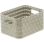 Rotho COUNTRY - Mand / Opberger - 18 x 14 x 10 cm - Cappuccino