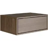NADUVI Collection Nachtkastje Fermo | mdf bruin 50x20.799999237060547x36 cm nachtkastjes | NADUVI