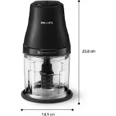 Philips Hachoir HR1501/00 Noir