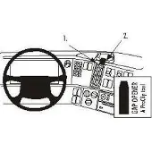 Brodit ProClip houder geschikt voor Volvo FH Serie/ NH Serie/ FM Serie 2003-2007 Angled mount