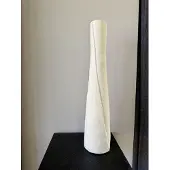 Light & Living Vaas deco Ø12x55,5 cm SETIMMO keramiek mat crème