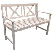 Buitengewoon Boet Bolton Tuinbank Wit 115 cm
