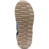 BOSS Kindersneakers van leer en canvas