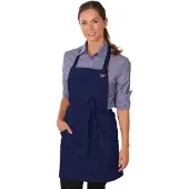 Dennys Unisex Volwassen Le Chef Volledig Schort (Marineblauw)