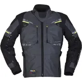 Modeka Taran Flash motorfietstextiljas, zwart/grijs, maat XL