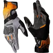 Leatt ADV HydraDri 5.5 Oranje Zwart Grijs Waterdichte Handschoenen Maat M