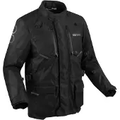 Bering Calgary, waterdichte motorfietsjas, textiel, zwart, maat L