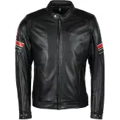Helstons Elron Leren Rag Jas Zwart Maat 2XL