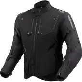 Rebelhorn Hiker 4, waterdichte motorfietsjas van textiel, zwart, maat M