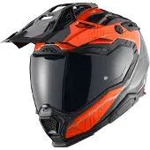 NEXX X.WED 3 Furka Carbon Grijs Oranje Adventure Integraalhelm Maat XL