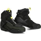 SHIMA Edge Vented Zwart Donkergroen Motorschoenen Maat 46