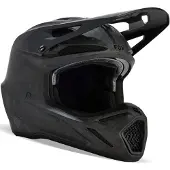 FOX V3 RS Carbon Solid Mat Zwart MIPS Crosshelm Maat XS