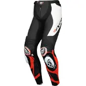Ixon Vortex 3 PT Zwart Wit Rood Leren Motorbroek Maat L