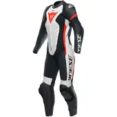 Dainese Grobnik Eendelig geperforeerd dames motorfiets lederen pak Maat