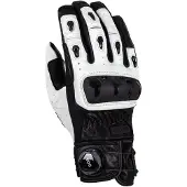 Knox Orsa Leather MK3, handschoenen ,Zwart/Wit ,S