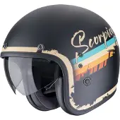 Scorpion Belfast Evo Adonis Zwart Beige Jethelm Maat S