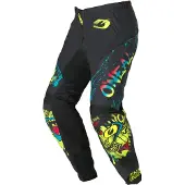 O'Neal Kinderfietsbeschermbroek Element Rancid, zwart/neon geel (152/164), maat 26 (152/164)