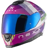 NEXX Y.100R Fade Lila Wit Integraalhelm Maat L