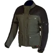 Merlin Mahala D3O Explorer Dames Olijfgroen Zwart Textiele Motorjas Maat S