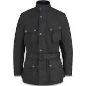 Belstaff Trialmaster Zwarte Gewaxte Jas Maat 4XL