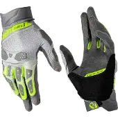 Leatt X-Flow 5.5 Short, handschoenen ,Grijs/Zwart/Neon-Geel ,3XL