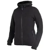 John Doe XTM Hoodie V3, textieljas dames ,zwart ,S