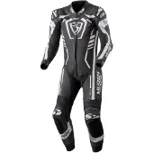 MUGENRACE Predator Zwart Wit Geperforeerd 1-Delig Motorpak Maat 50