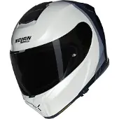 Nolan N80-8 Verniciatura Sp N-Com Integraalhelm Wit/Zwart S unisex