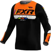 FXR Apex crossjersey, zwart/oranje/wit, maat XL