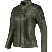 Rusty Stitches Alice Dames Motorfiets Leren Jas Maat
