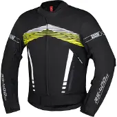 IXS RS-400-ST 3.0 Waterdichte Zwart Wit Geel Textiele Motorjas Maat 2XL