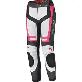 Held Rocket 3.0 Dames Wit Roze Zwart Leren Motorbroek Maat 40