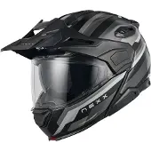 NEXX X.Lifecountry Westbound Zwart Mat Grijs Systeemhelm Maat L