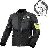 Macna Flexodus NightEye waterdichte motorfiets textieljas Maat