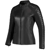 Rusty Stitches Donna Dames Motorfiets Leren Jas Maat