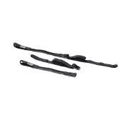 SW-Motech ROK bandjes - 2 verstelbare bandjes. Zwart. 500-1500 mm.