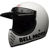 Bell Moto-3 Classic White Wit L unisex