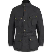 Belstaff Trialmaster Zwarte Gewaxte Jas Maat L