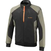 Ixon Siwa Kaki Zwart Waterdichte Textiele Motorjas Maat S
