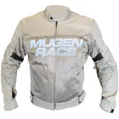 MUGENRACE Sunny Lichtgrijze Textieljas Maat 5XL