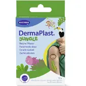 Dermaplast Jungle Pleister 3 Maten 12 Stuks