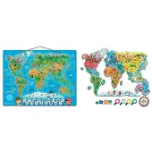 Clementoni Magnetic World Geo6 Pieces Puzzle Veelkleurig Kinderen