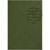 NORTHRUGS Jute Buitenkleed Braids - Groen 80 x 150 cm