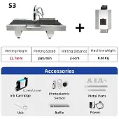 OEM Thermische inkjetprinters, automatische codeermachine, compact ontwerp, 12,7 mm printer