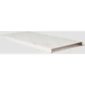 Maestro Dubbele Traptrede Laminaat Witte Marmer – 1300x610x56 mm | Traprenovatie