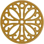 Mareld Cast Iron Coasters - Onderzetters Geëmailleerd Gietijzer Yellow - MAR0427